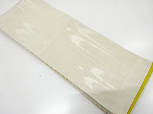 JAPANESE HANHABA OBI / WOVEN RYUKYU KASURI PATTERN